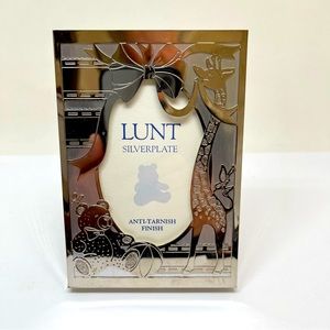 LUNT Vintage silver plated baby picture frame